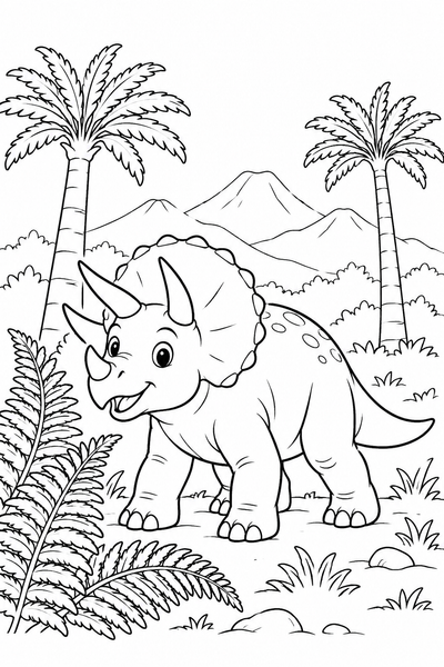 Dinosaur Discovery coloring page